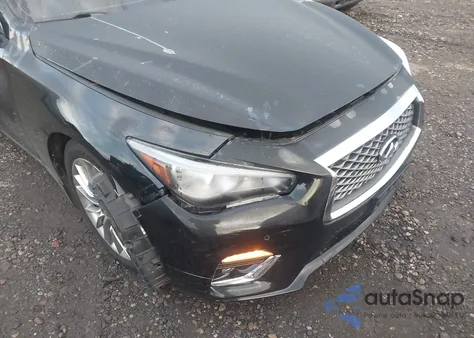 2018 Infiniti Q50 3.0T Luxe z USA, uszkodzony, nr VIN JN1EV7AR0JM433456